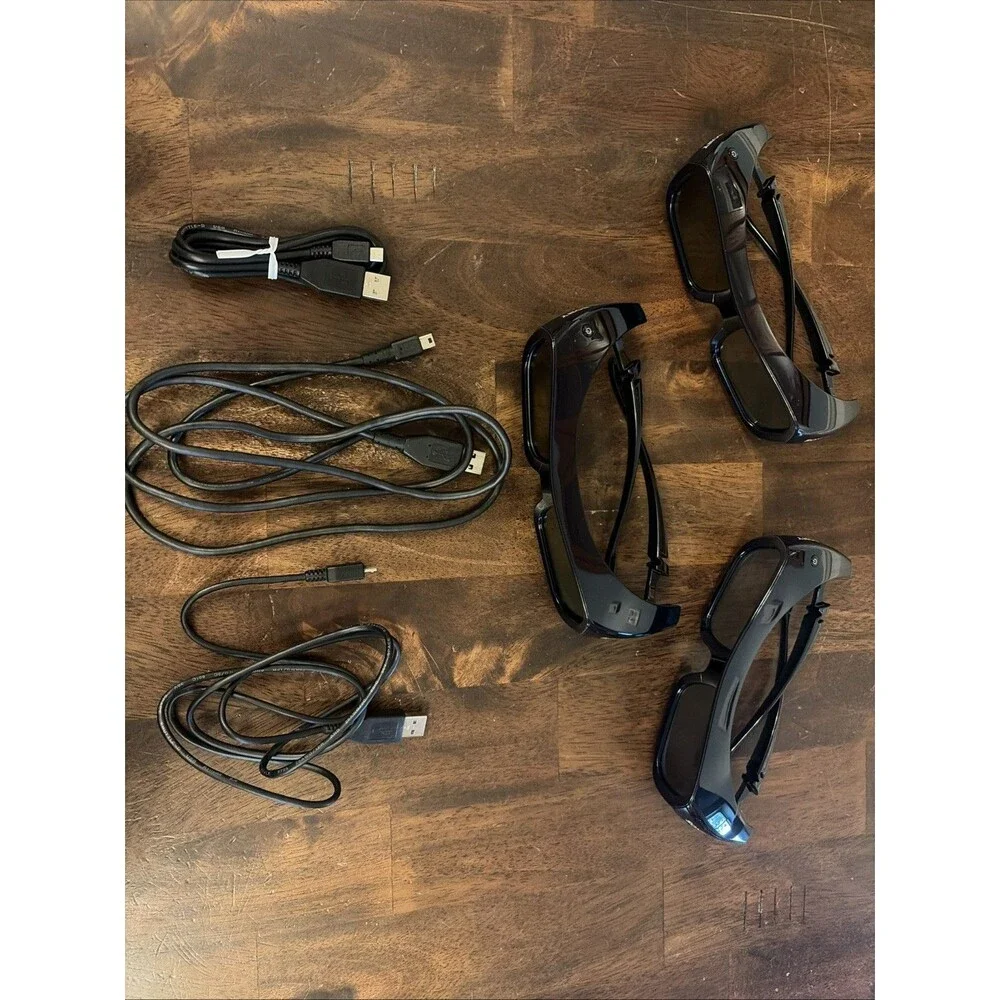 Sony 3D Active Glasses Rechargeable Battery TDG-BR250/BR200 Set Of THREE